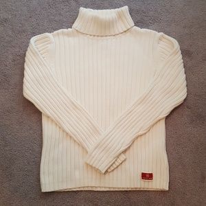 White turtleneck Nautica Jeans sweater